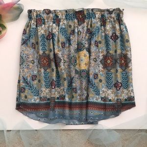 Wayf Bohemian Kerchief Skirt Nordstrom
